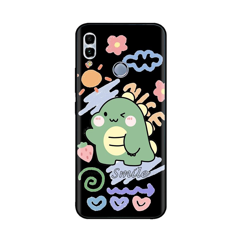 For Huawei P Smart 2019 Case Phone Cases Funny Camera Protection Soft Silicone Back Cover For Huawei P Smart 2019 Shell Fundas