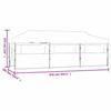 Tente de réception - vidaXL - 3 x 9 m - Anthracite - 8 parois - Résistante aux UV et à l'eau
