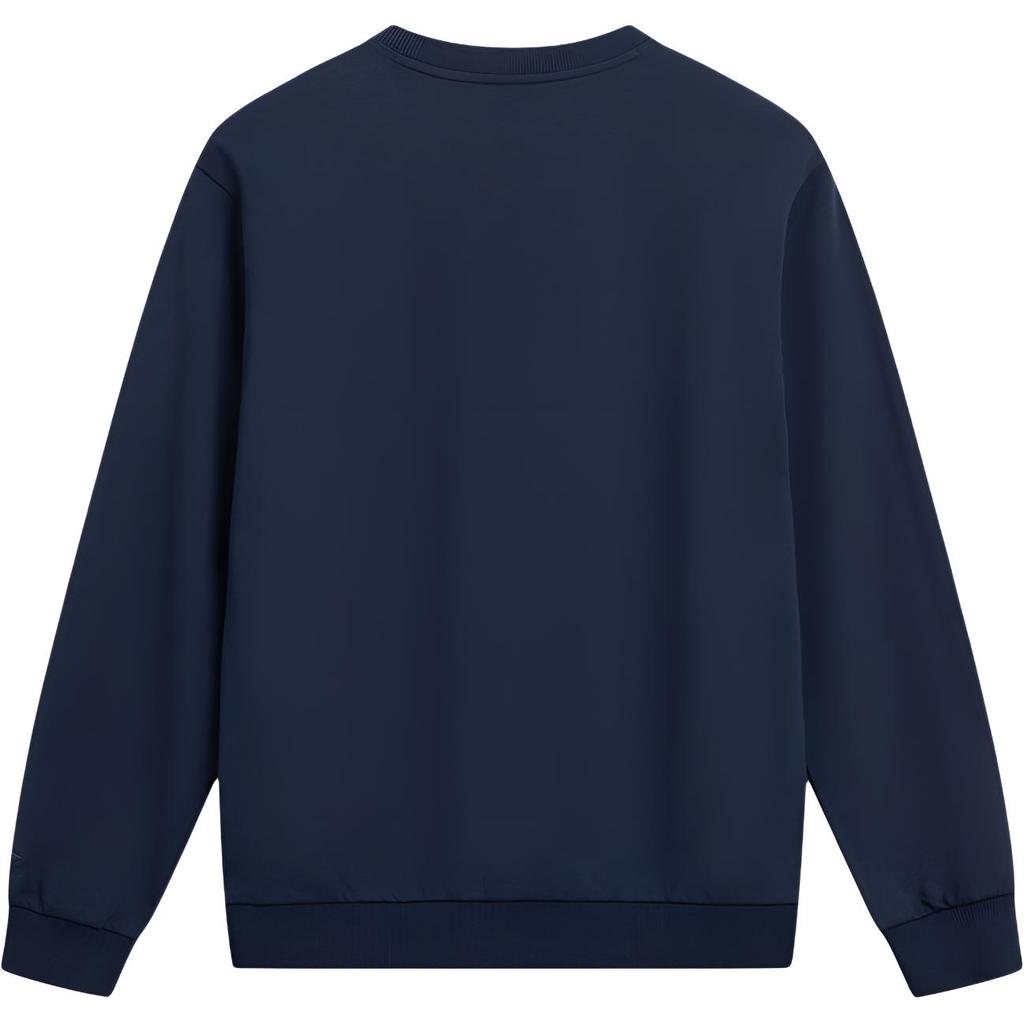 Li Ning Sports Lifestyle Series Fashion Loose Round Neck Letter Brand Logo Printed Sweatshirt Unisex Sweatshirt AWDVF75-8