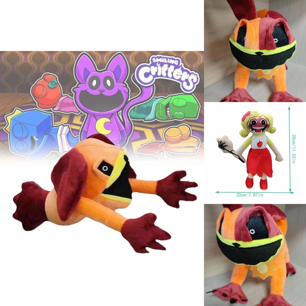 Smiling Critters Terrifying Mutant Purple Cat Monster Stuffed Animal