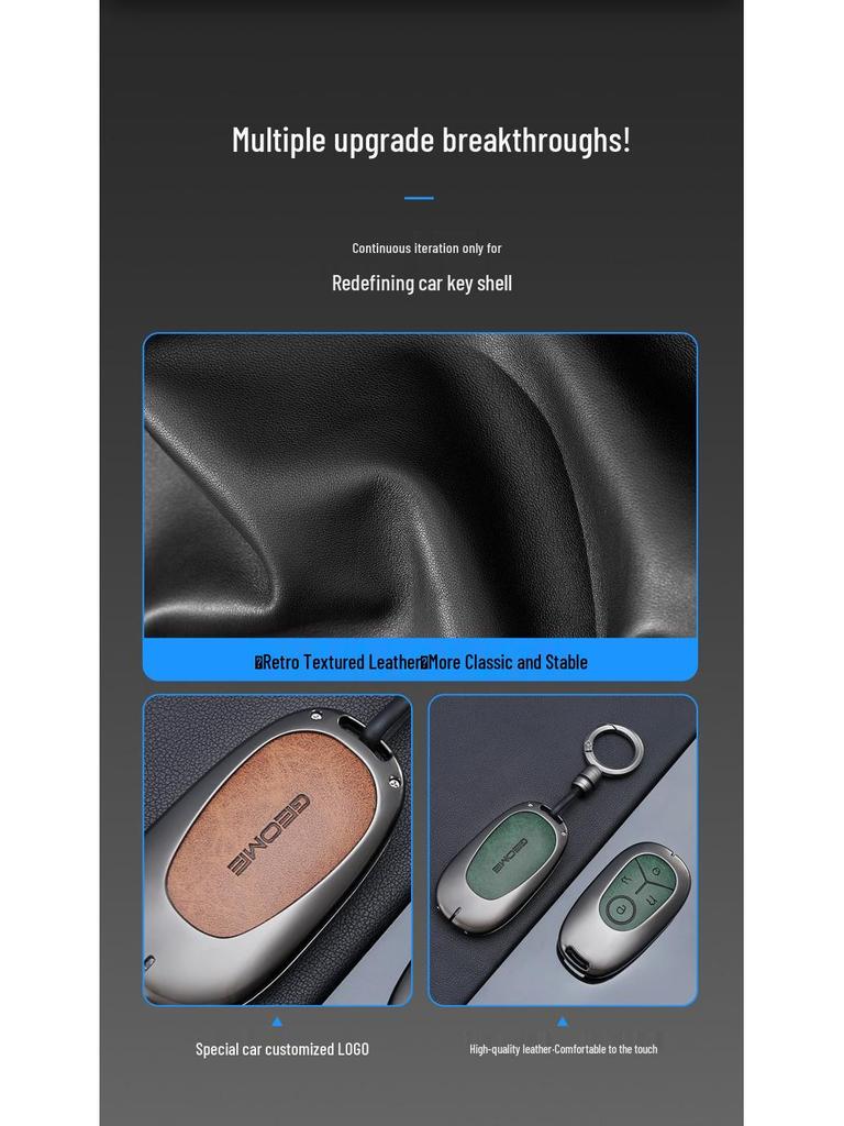 Geely Vision Key Case for Exploration & Dream Editions - Metal Buckle