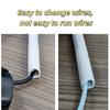 1PC 3meters Wire Cords Covers Paintable Cable Concealer Cable Hider TV on Wall Wire Hiders Cable Management Cord Hider Wall