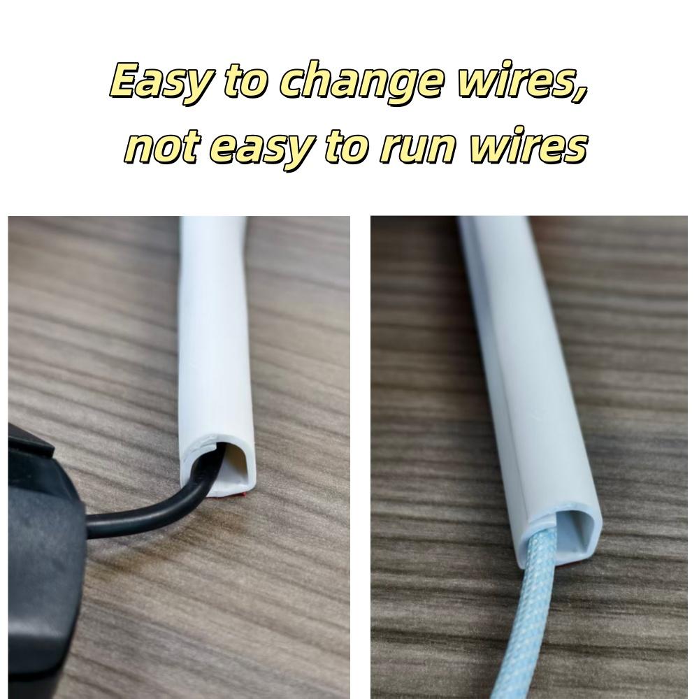 1PC 3meters Wire Cords Covers Paintable Cable Concealer Cable Hider TV on Wall Wire Hiders Cable Management Cord Hider Wall