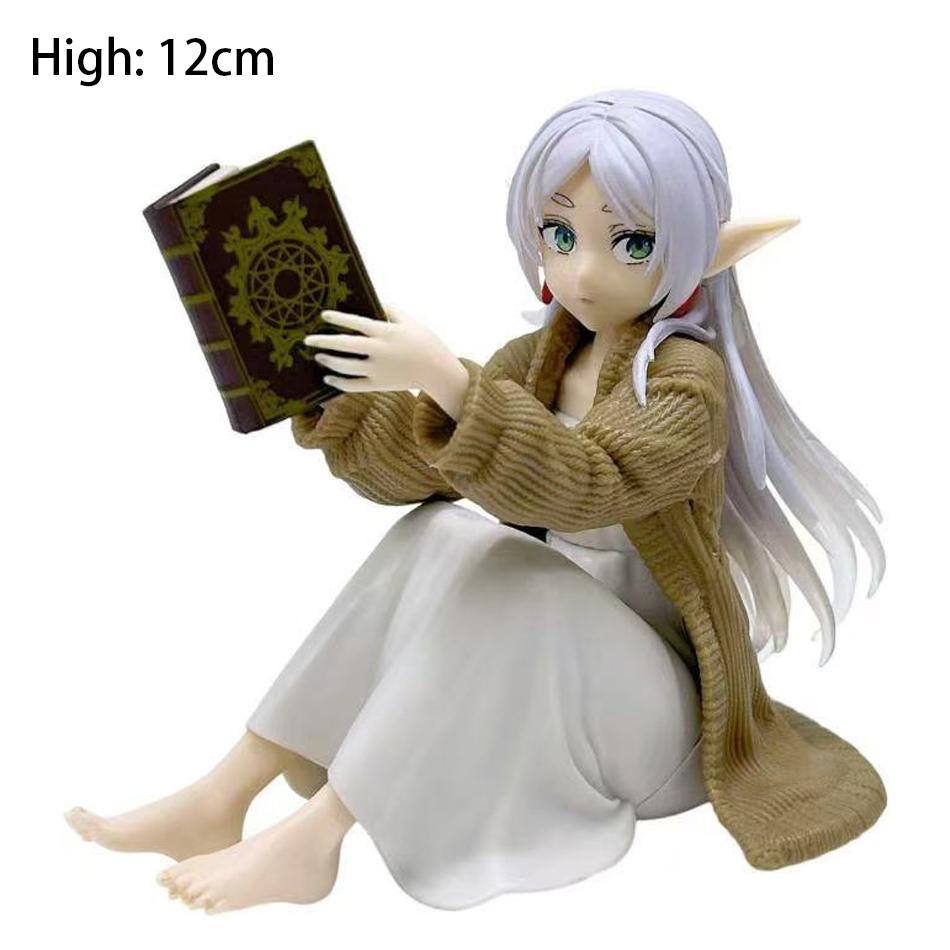 Frieren Beyond Journey's End Frieren Treasure Box Sitting Posture Figures Collection Figures Model Toys Monster Anime Figure Toy