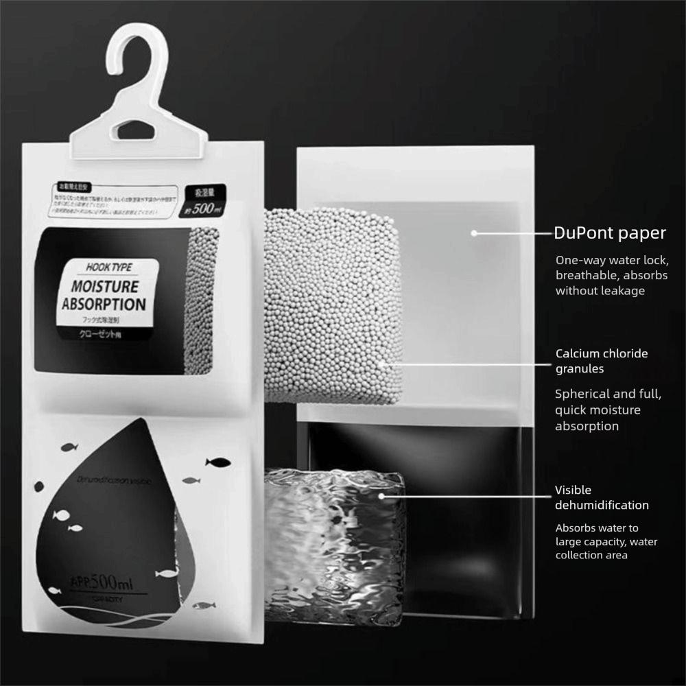 Household Moisture Absorber Odor Reducing Dehumidification Bag Practical Moisture Absorption Bag