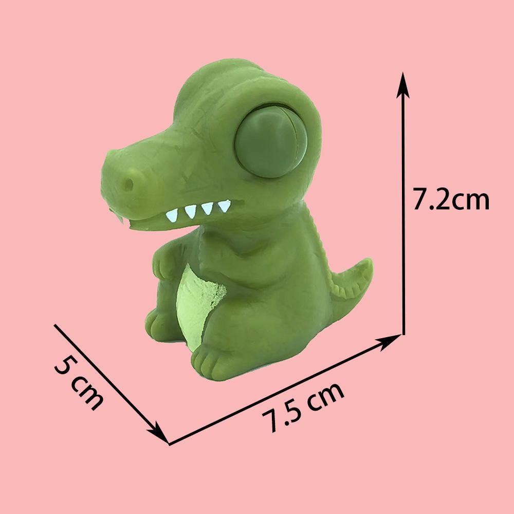 Novelty Stress Relief Toys with Pop Out Eyes Vegetables Slow Rebound Silicone Squeeze Toy for ADHD
