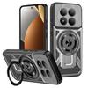 Luxury Magnetic Stand Phone Cases for Xiaomi Redmi Note 15 14 13 Pro Plus Shockproof Armor Carbon Fiber Clashing Protector Cover