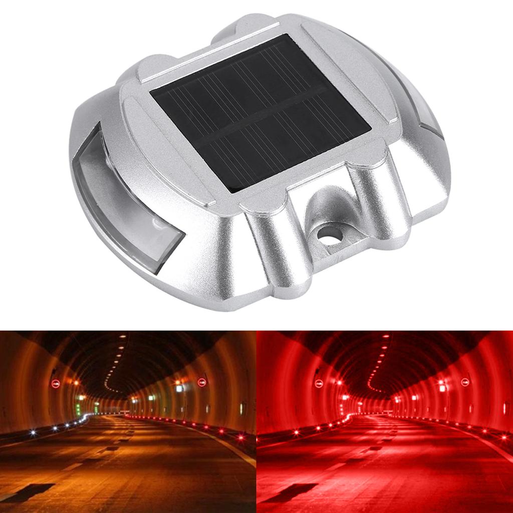 Casting Aluminum Solar Power 6 LED Outdoor Waterproof Driveway Pathway Light Road Step Lamp