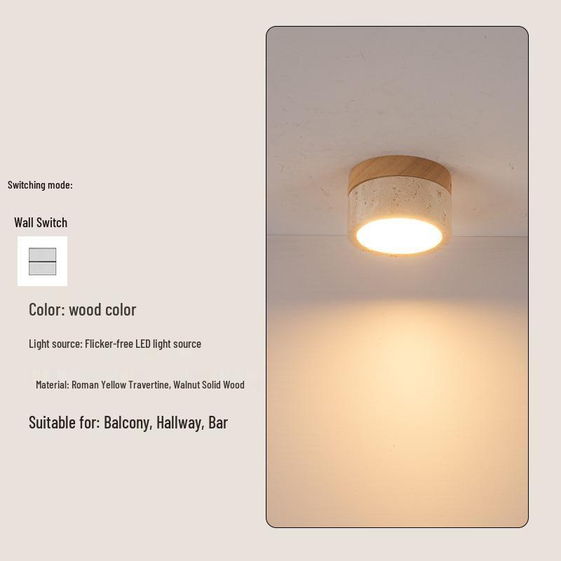 Wabi-Sabi Mid-Century Creme Wandlampe für Schlafzimmer oder Wohnzimmer