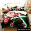 Anime Zenitsu Agatsuma Demon Slayer Bedding Set Single Twin Double Queen King Cal King Size Bed Linen Set