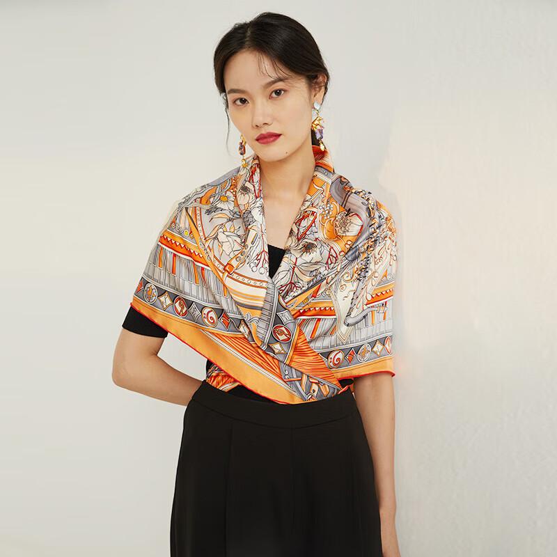 

Aurora Dance of Flowers Silk Scarf