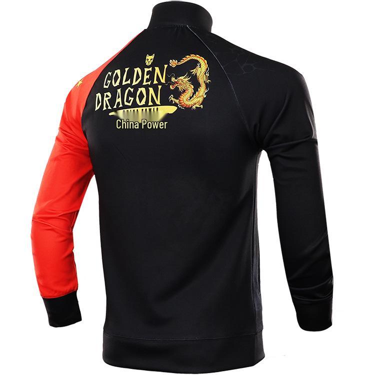 Soft Monkey Quick-Dry MMA Training Jacket - Spring/Autumn Fitness Muay Thai Boxing Outerwear