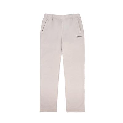 Warm Fleece Straight Leg Casual Pants Men Bottoms Iron-Gray 152447349R-1