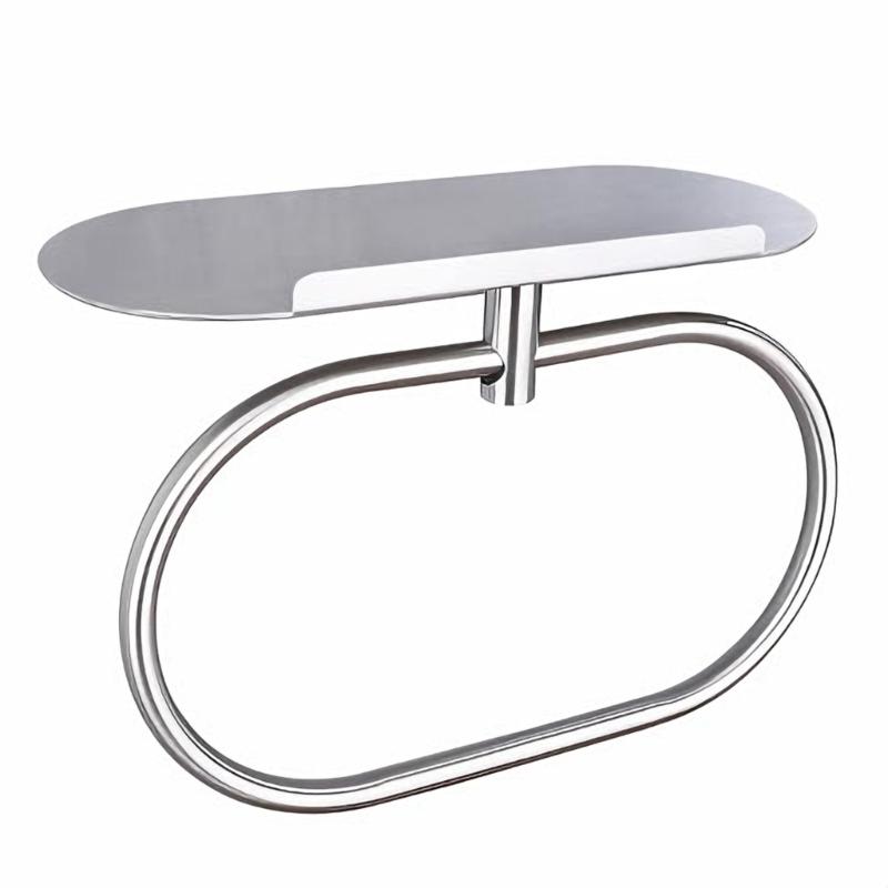 

Space Saving Bathroom Towel Rings Wall Mounted Towel Bracket Featuring Strong Frame Easy to Use Ideal for Small Areas