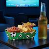 Caja de Papel para Snacks de 12 Piezas para Patatas Fritas, Pollo Frito, Palomitas, Temática de Fútbol, Contenedores de Comida Plegables, Plegable a Prueba de Aceite e Impermeable para Snacks