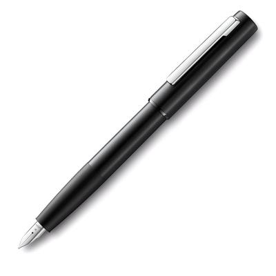 LAMY EF Extra Fine Fountain Aion Officially Imported Pen, Black, L77BK-EF, Dual-Use,