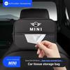 Car Seat Backrest Tissue Bag Visor Armrest Box Tissue Storage For MINI Cooper R56 F56 R50 JCW Cabrio Aceman Countryman Clubman