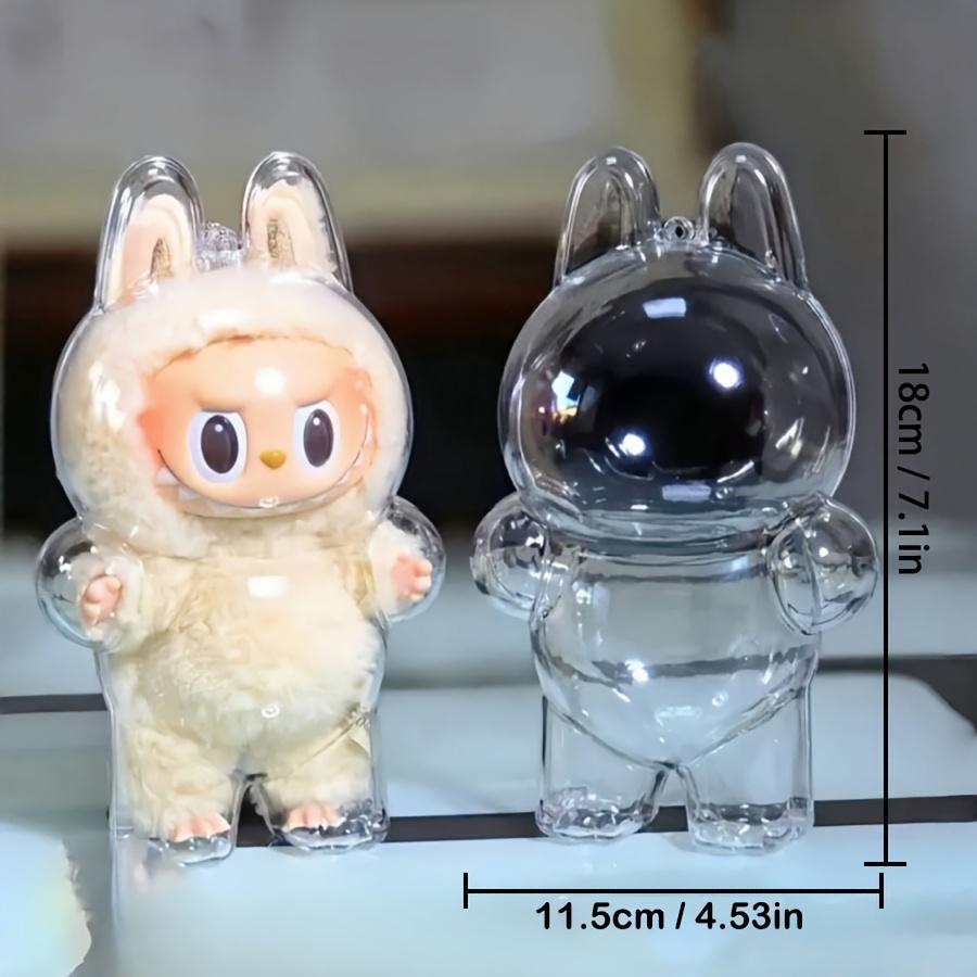

1pc Dustproof Display Case for Labubu - Protective Clear Pendant Holder for POP Mart Collectibles, Excludes Dolls