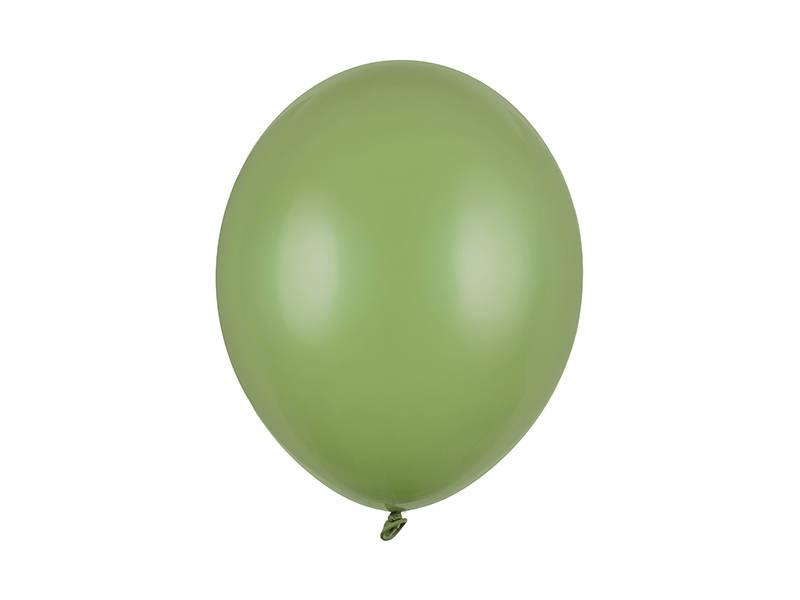 Strong Latex Balloons, Green, Pastel Rosemary Green, 100 Pcs