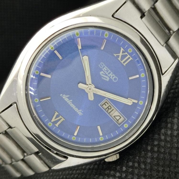 

Б/У винтажные часы SEIKO 5 AUTOMATIC 7009A JAPAN MENS D/D BLUE WATCH 608d-a315613-2 SKU608d-a315613