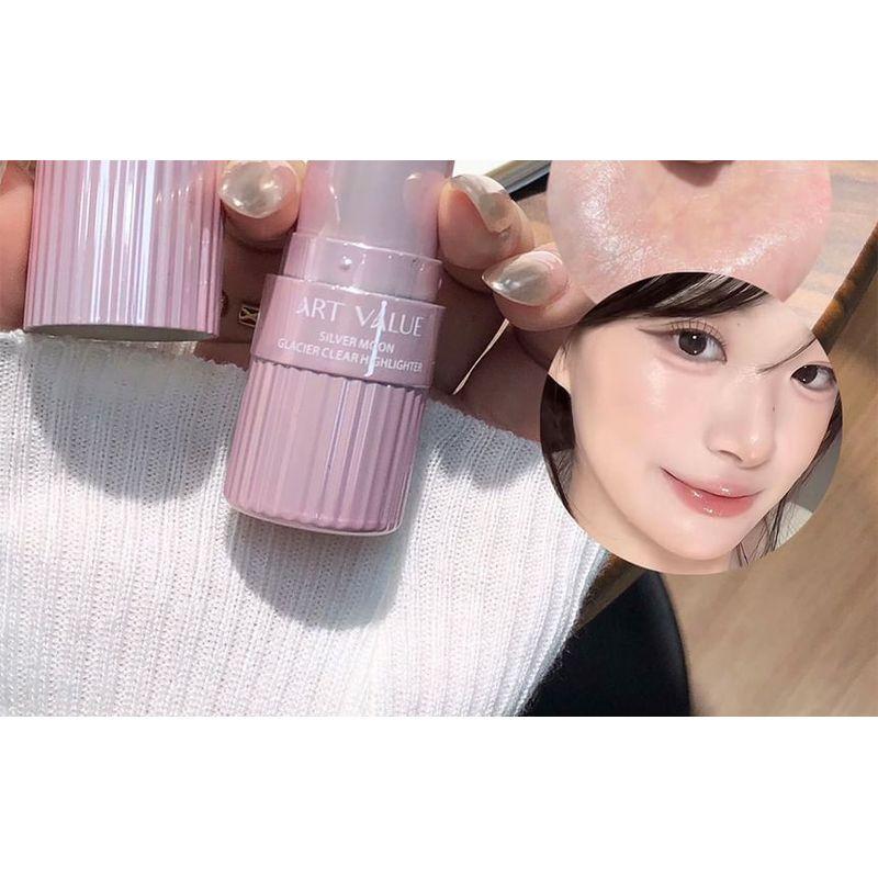 Valeur Artistique - Bâton Highlighter Clair Lune d'Argent - 3 Couleurs