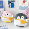 Cute Little Penguin Coin Purse Soft Mini Cartoon Coin Purse Lovely Data Line Bag Simplicity Durable Plush Coin Purse Accessories