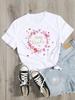 Wedding Party Team Bride Bachelorette Wreath Women Evjf Tee Shirt Casual Ladies Basic O-collar