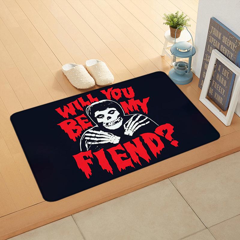 Bedside Foot Rug Welcome Floor Mat for Entryway Misfits Bathroom Hallway Carpet Kitchen Water Adsorbed Rugs Fluffy Home Decor