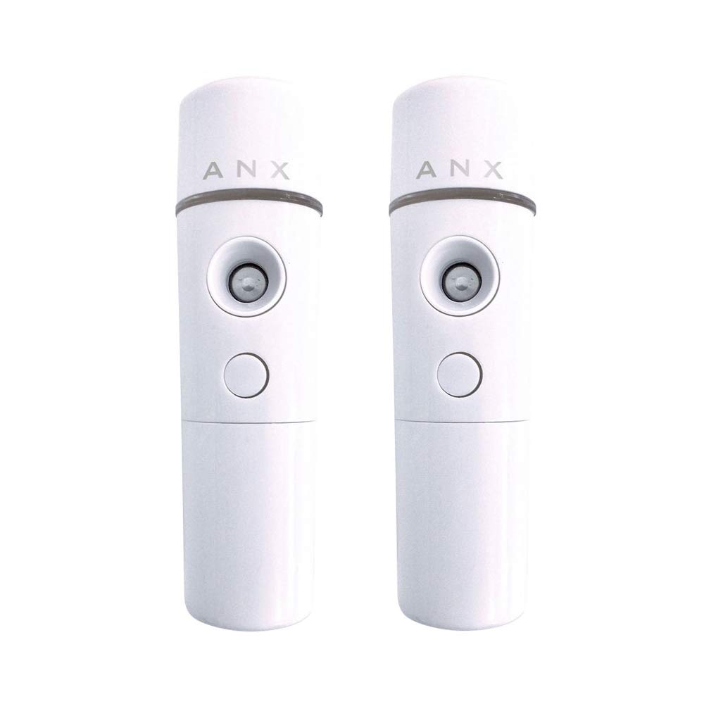 

ANX Portable Facial Handy Ultrasonic Nano October 2023 Improved Instructions Included Mist, Mist, Model, (2-Pack) белый
