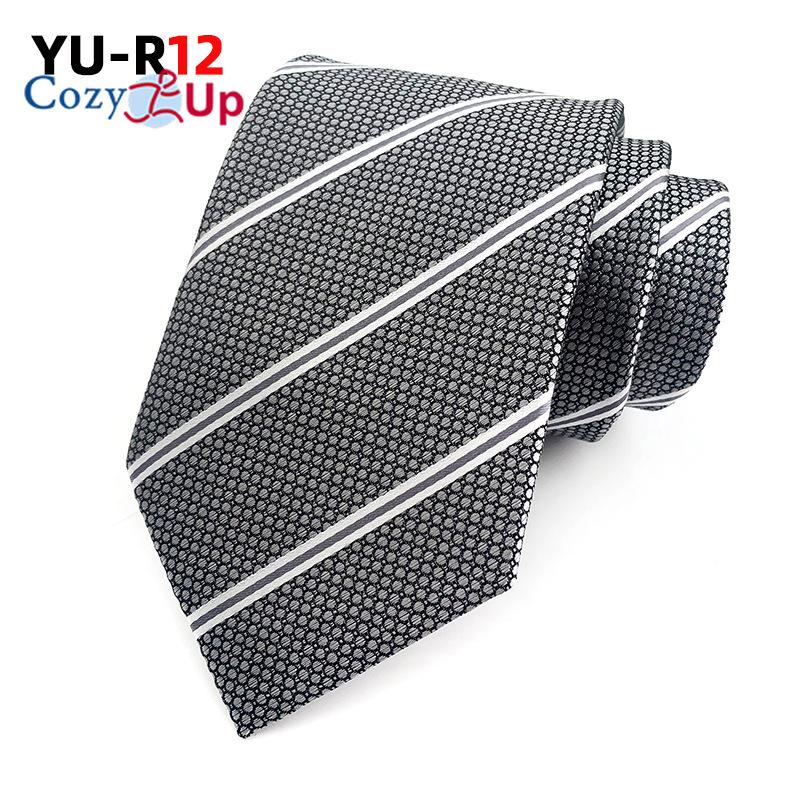 3.15" Fashion Striped PaisleyTie for  Men Flower Necktie for Wedding