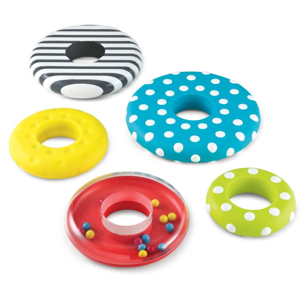 Early Learning Centre Illuminated Stacking Ring Baby Toy Baby Authentic Rattle, Gift, 145794,