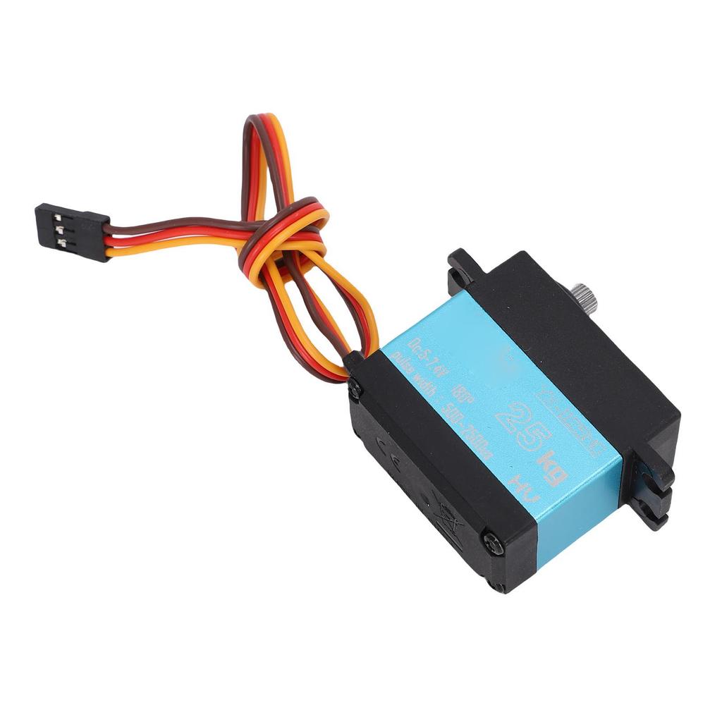 Digital Servo 25KG High Torsion 0 180 Degree Rotatable for 1 8 1 10 RC Crawler Car RV
