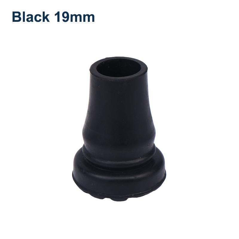 16/19Mm Crutch Ferrules End Safety Soft Replacement Rubber Tip Cane Walking Stick Crutches Mobility Aid
