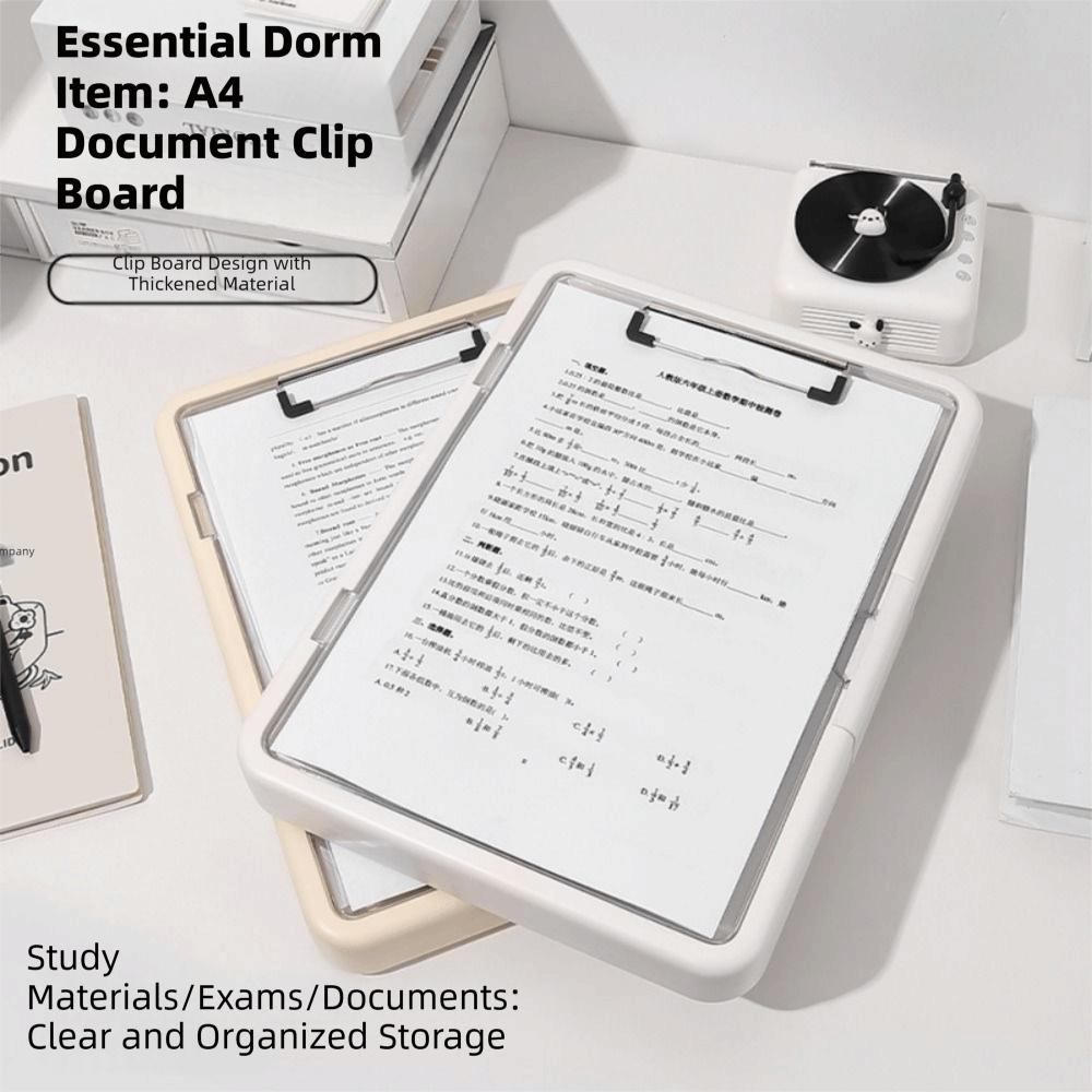 Double Layer A4 Clipboard with Storage Document Organizer Document Folder  Office Use