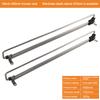 250mm Retractable Hanger Wardrobe Support Adjustable Length Compact Storage Easy Installation Sturdy Iron Material