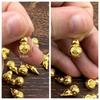 Gold Sand Alloy Ingot Basin Ornament for Wealth Attraction & Home Gifts