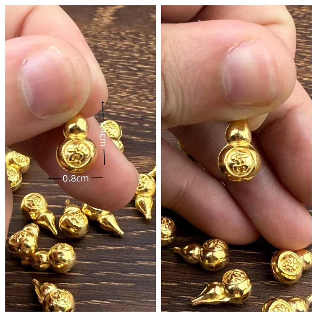 Gold Sand Alloy Ingot Basin Ornament for Wealth Attraction & Home Gifts