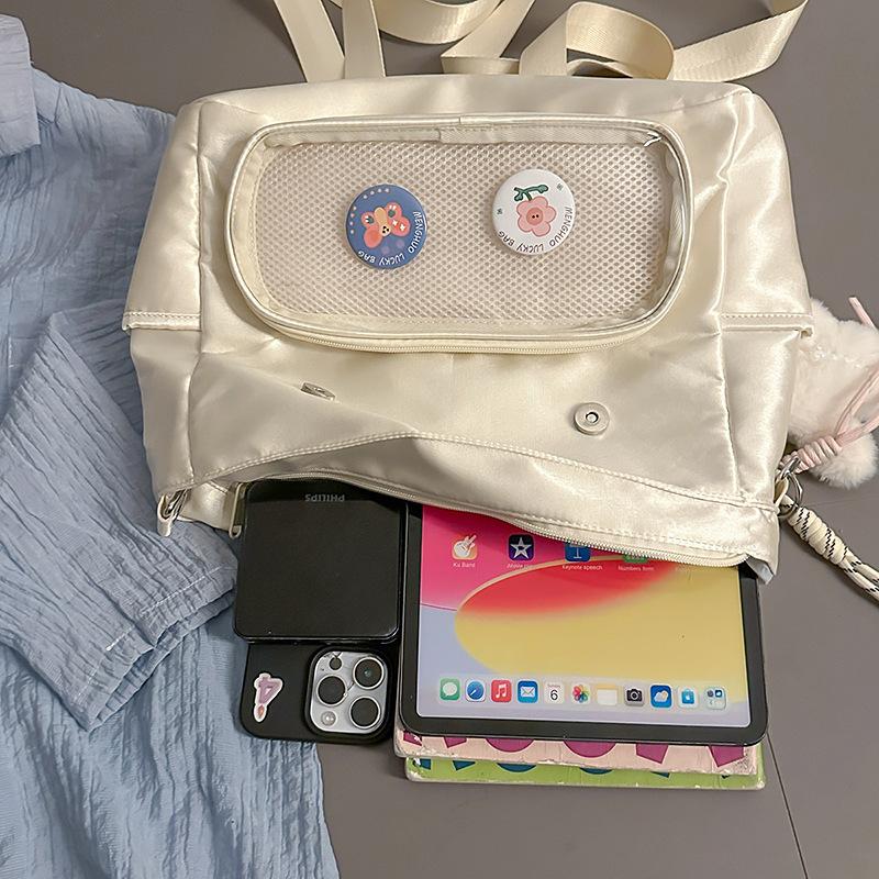 Die Schultasche ist hochwertig, süß, niedlich und transparent, und die vielseitige diagonale Umhängetasche für Pendler für Neugeborene.