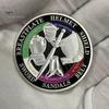 Armor of God Coin 1.57" Diameter Metal Souvenir Coin Put on The Whole Armor of God Double-Sided Armored Soldier Challenge Coin for Military Church