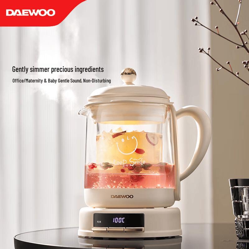 DAEWOO Multi-functional Glass Wellness Pot CN plug (adapter included)