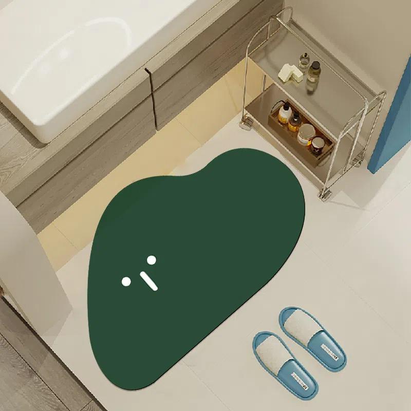

Creative Cartoon Bathroom Entrance Diatomaceous Earth Absorbent Floor Mat Foot Pad