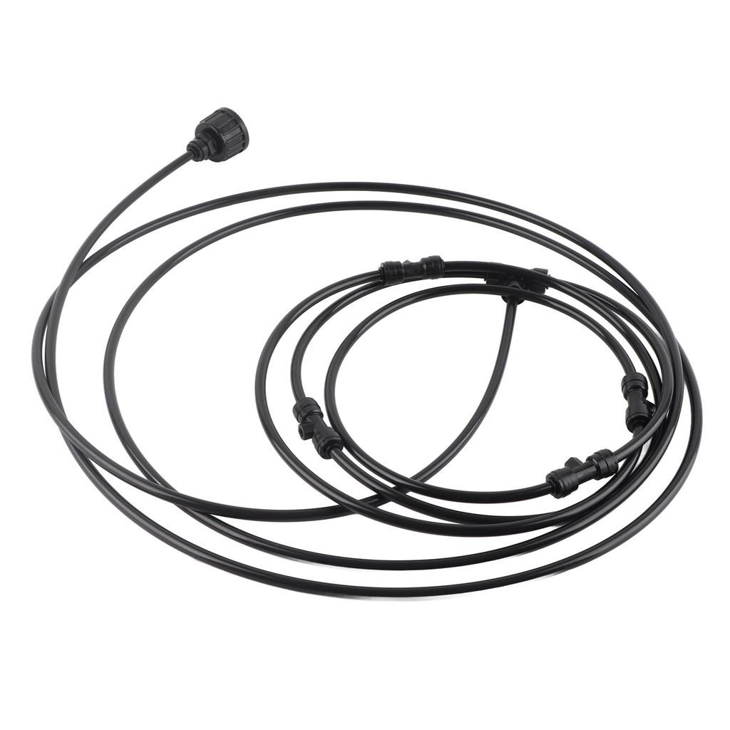 Black Spray Ring Outdoor Cooling Low Pressure Spray Set Spray Ring Fan with Cooling System