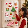 12pcs/set Cartoon Christmas Fridge Magnets Set Animal Magnetic Stickers  Kitchen Cabinet