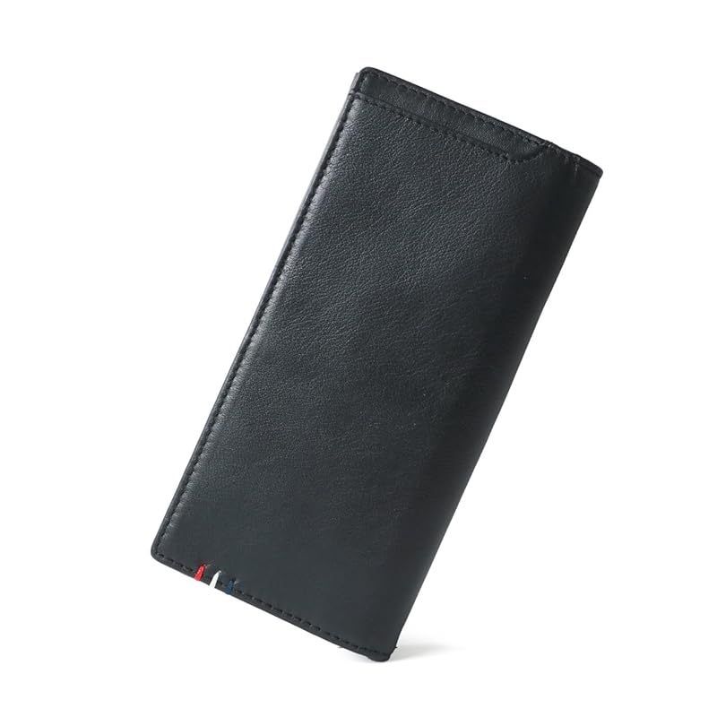 

[Arnold Palmer] wallet men s genuine leather cowhide leather long wallet With outside pocket Cover bundle simple business casual black Free
