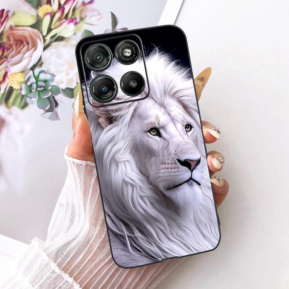 For Motorola Moto G15 Power Case Moto G17 Cute Love Heart Painted Cover Soft Silicone Case For Motorola G17 Power MotoG15 Fundas