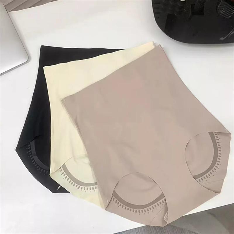 1 X Ice Silk Shapewear Panty High Waisted Tummy Tucking & Hip Lifting Fiber Repair Shaping Panty Postpartum Girdle Body Panty