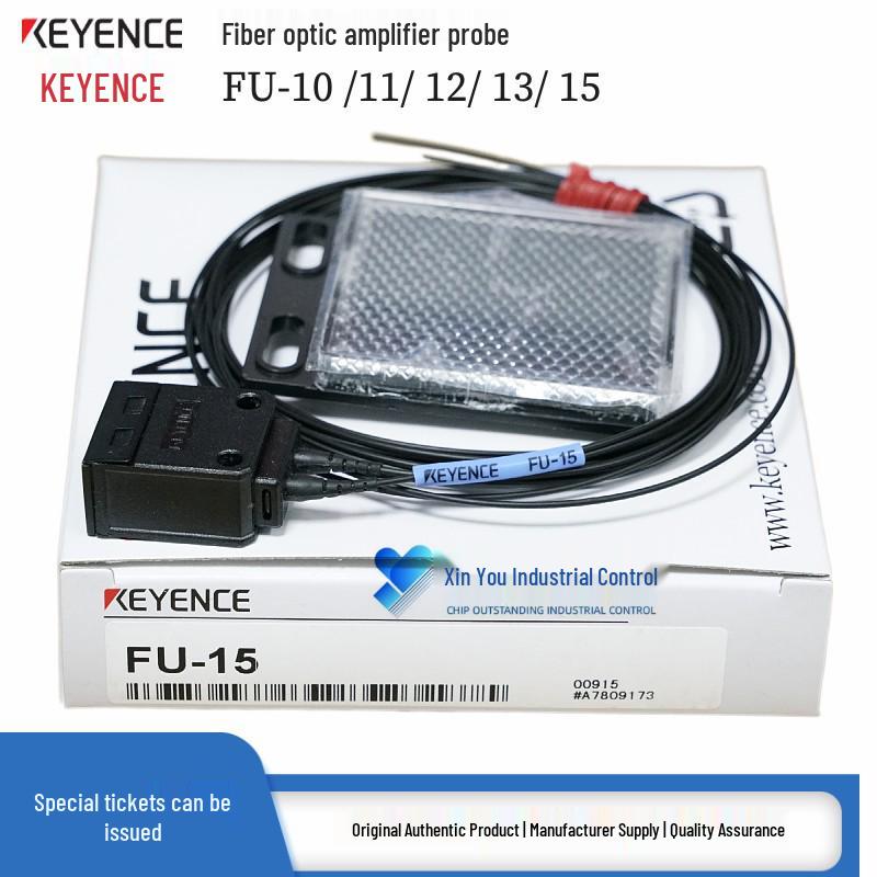 Keyence FU-10/11/12/13/15 Digital Fiber Amplifier & Optic Probe Sensor