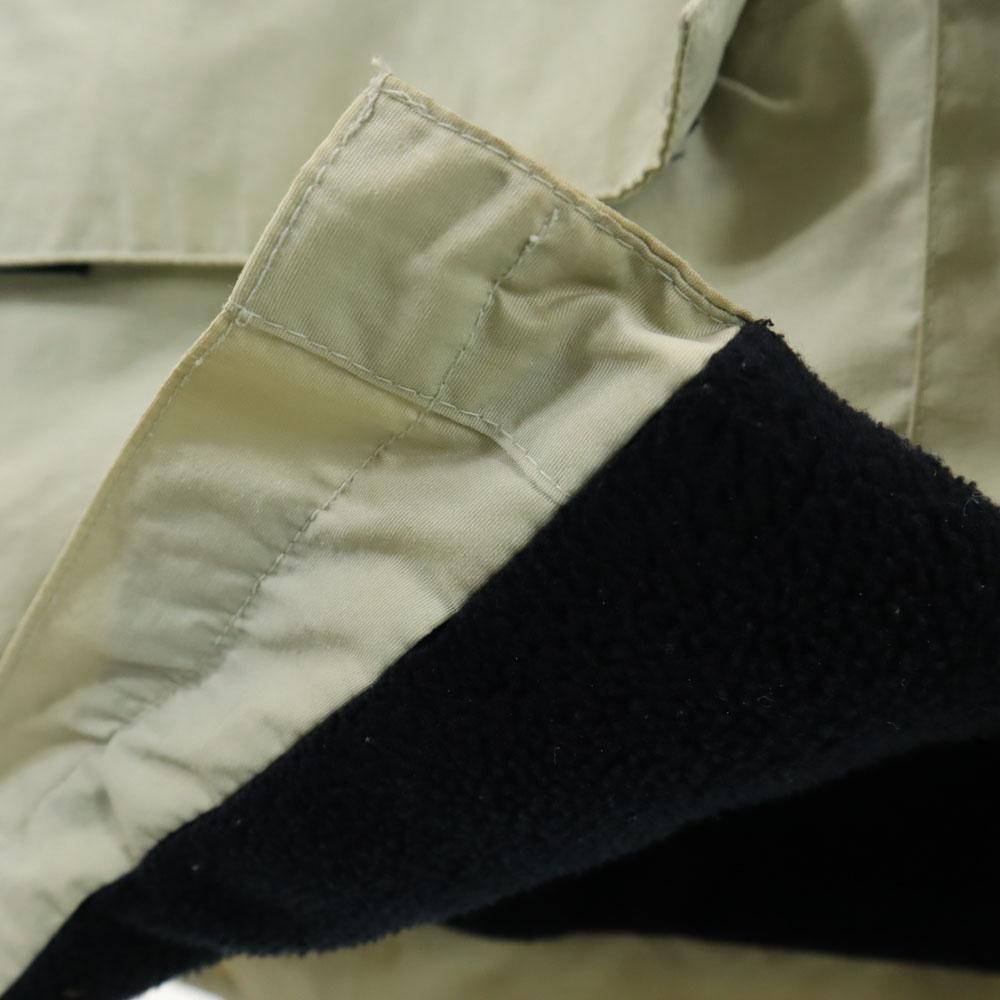 Old Navy Old Batting Jacket L Beige Back Fleece Men's Used