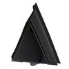 For Fiat 500 2012-2017 Right Door Mirror Flag Triangle Cover Molding Gloss Black