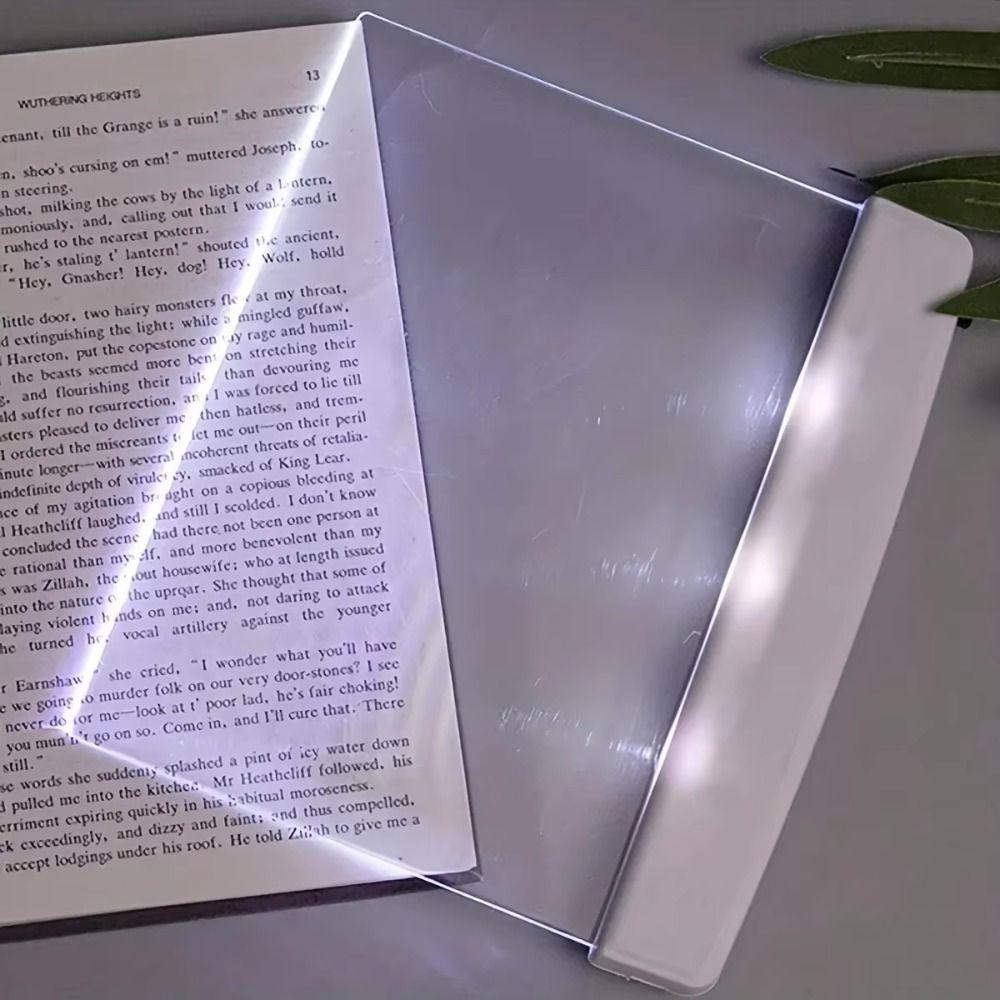 High Brightness LED Book Lamp Flat Panel Night Light Portable Bedside Study Light Home
